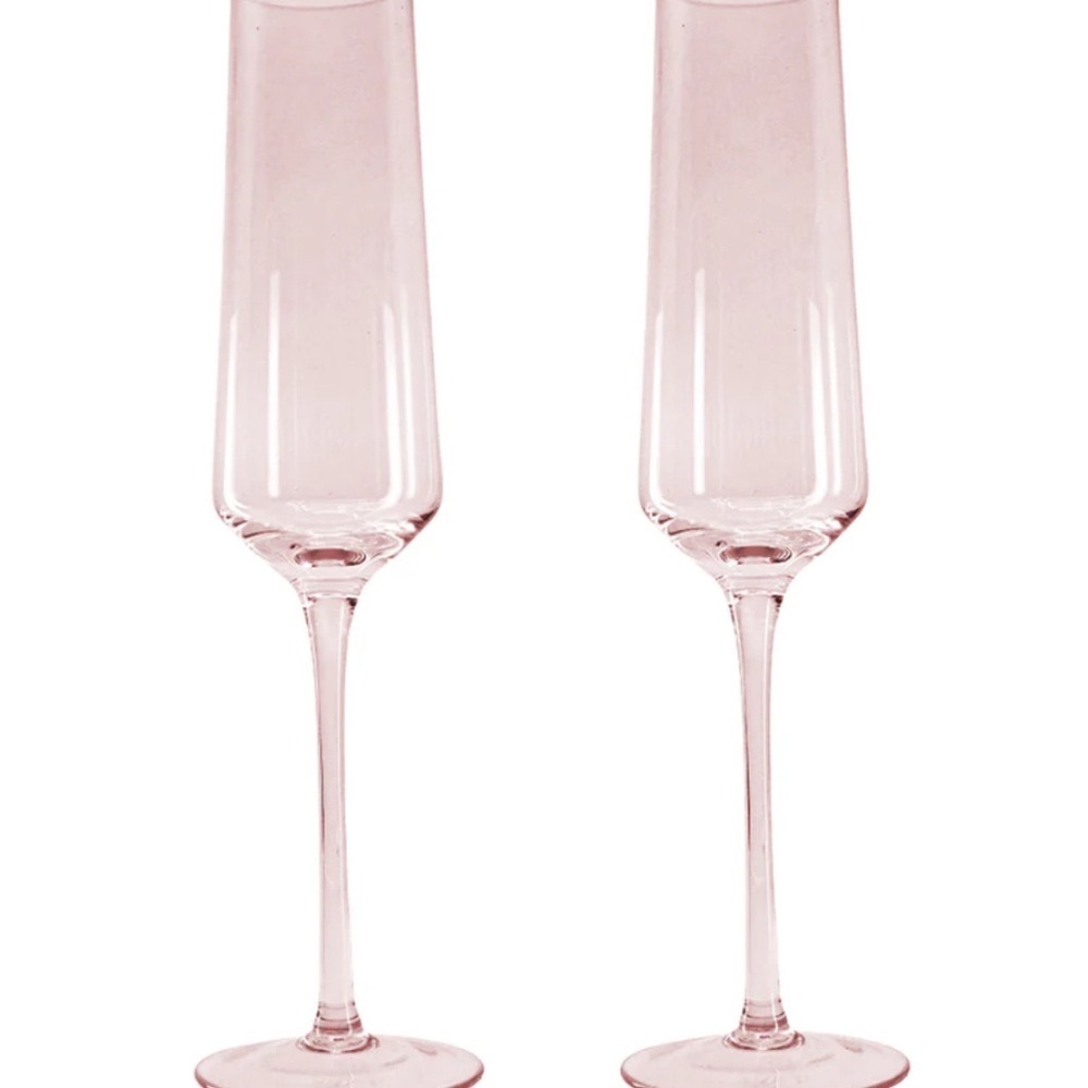 Coup hand-blown, lead free crystal champagne flutes